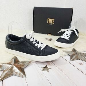 Frye Kerry Low Lace sneakers black leather lowtop size 7